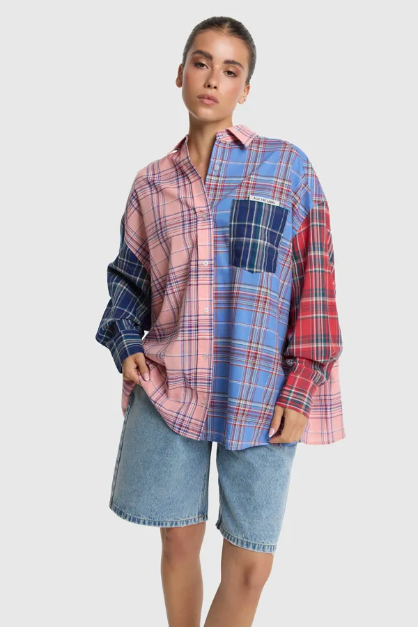 ALIX_THE_LABEL_CHECK_MIX_BLOUSE_MULTI_COLOUR