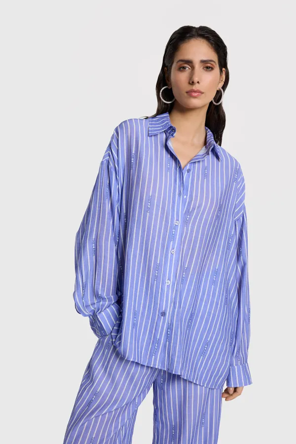 ALIX_THE_LABEL_Crinkled_Striped_blouse