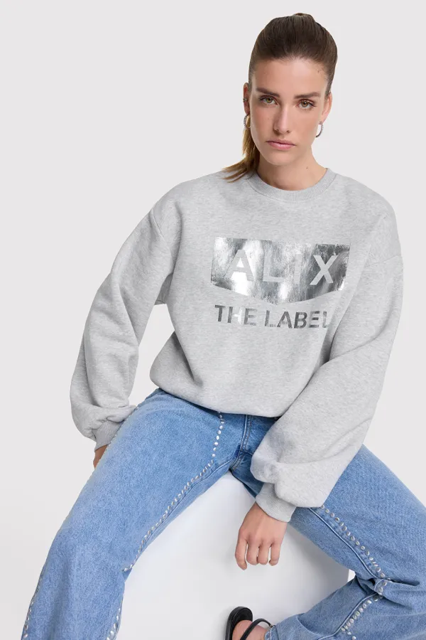 ALIX_THE_LABEL_Foil_logo_sweater