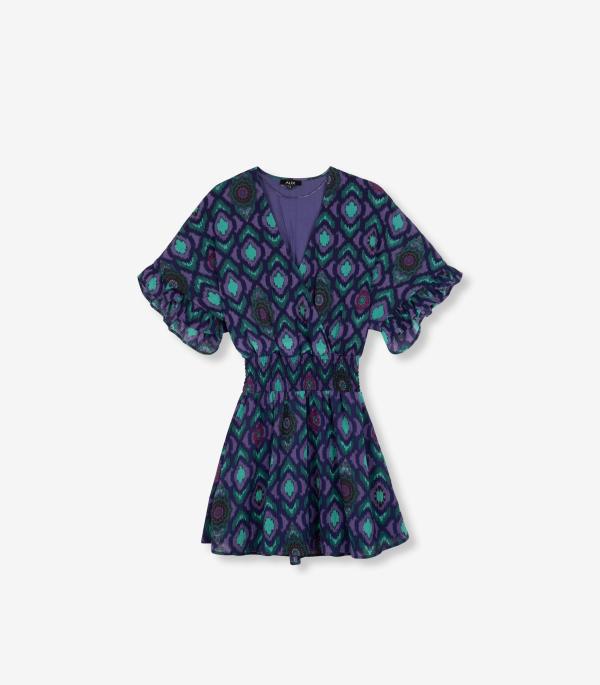 ALIX_THE_LABEL_Ikat_fake_wrap_dress_1