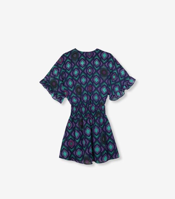 ALIX_THE_LABEL_Ikat_fake_wrap_dress_2