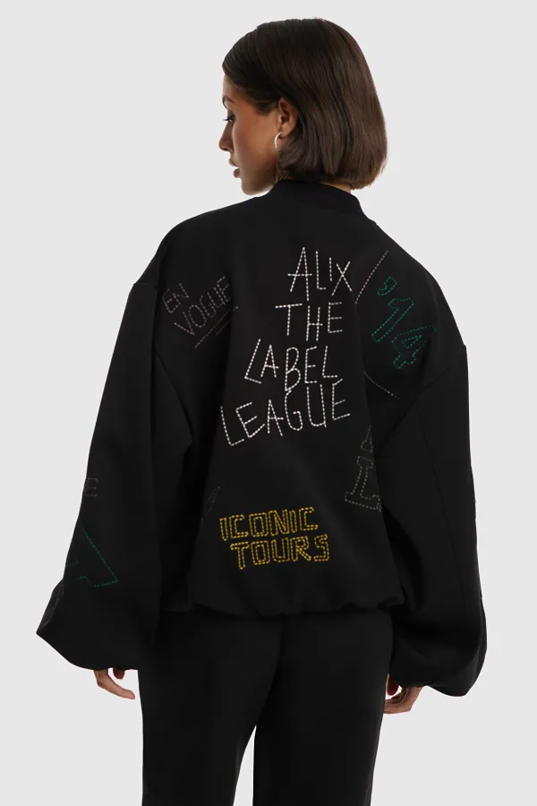 ALIX_THE_LABEL_LADIES_ARTWORK_BOMBER_BLACK_1