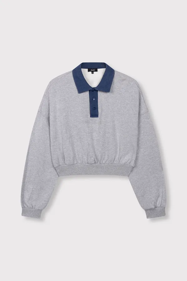 ALIX_THE_LABEL_LADIES_KNITTED_POLO_SWEATER_SOFT_GREY_MELANGE_2