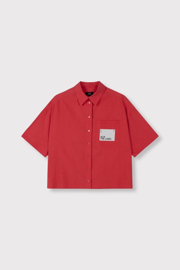 ALIX_THE_LABEL_LADIES_WOVEN_SHORT_SLEEVE_BLOUSE