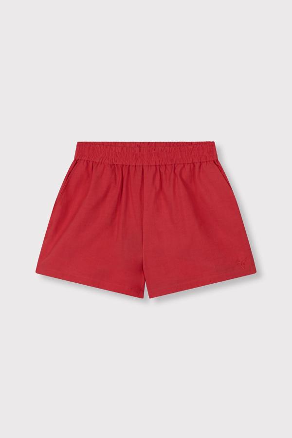 ALIX_THE_LABEL_LADIES_WOVEN_SPORTY_SHORTS_LIGHT_RED
