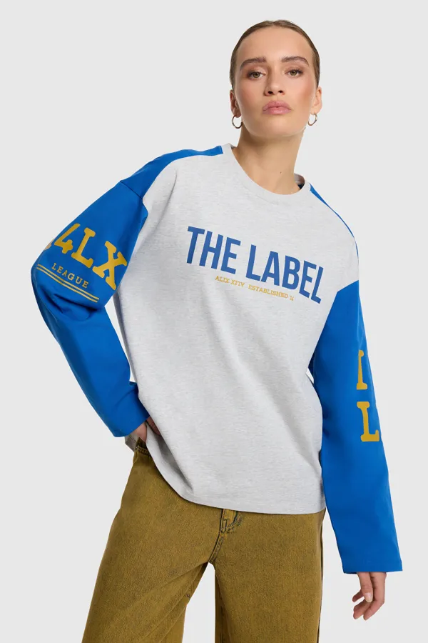 ALIX_THE_LABEL_LONGSLEEVE_T_SHIRT_LIGHT_GREY_MELANGE