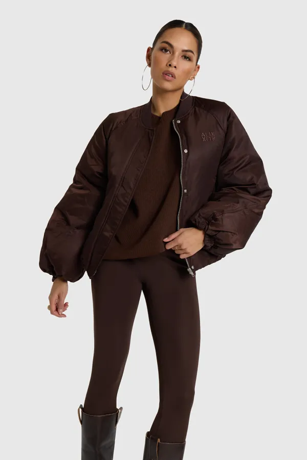 ALIX_THE_LABEL_NYLON_JACKET_DEEP_BROWN_1