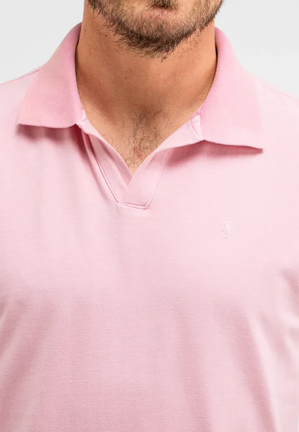 BUTCHER_OF_BLUE_Alain_Jersey_Polo_Flamingo_Pink_2