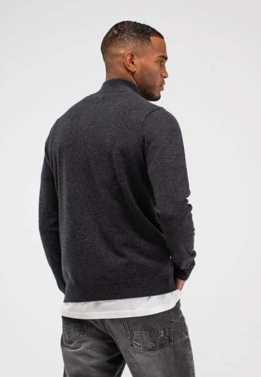 BUTCHER_OF_BLUE_CLIFDEN_HALF_ZIP_BLACK_MELANGE_1