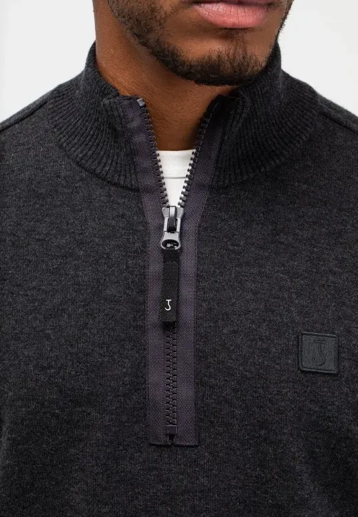 BUTCHER_OF_BLUE_CLIFDEN_HALF_ZIP_BLACK_MELANGE_2