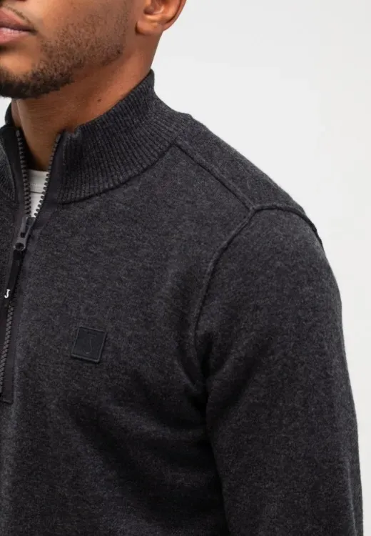 BUTCHER_OF_BLUE_CLIFDEN_HALF_ZIP_BLACK_MELANGE_3