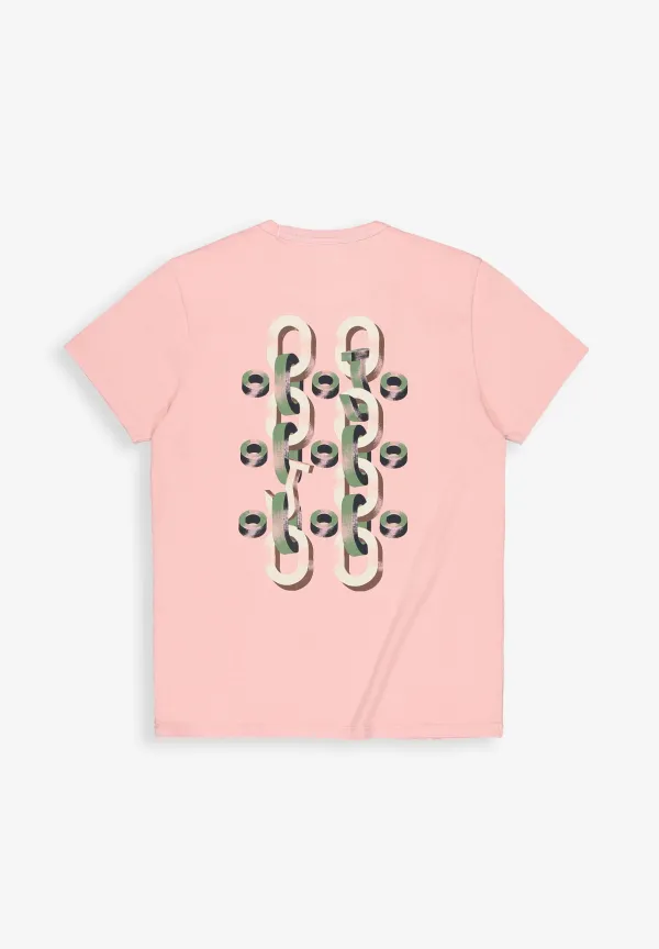 BUTCHER_OF_BLUE_Chain_hook_tee_Flamingo_Pink_1