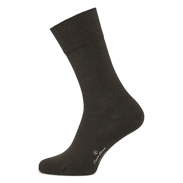 CARLO_LANZA_KASJMIER_HERENSOKKEN_LUXURY_LINE_DARK_BROWN