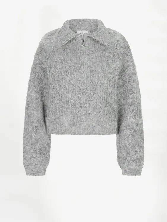 DANTE_6_EMYLA_ZIP_SWEATER_HEATHER_GREY