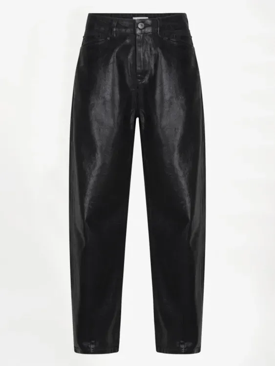 DANTE_6_GAIA_COATED_DENIM_BARREL_PANTS_RAVEN_