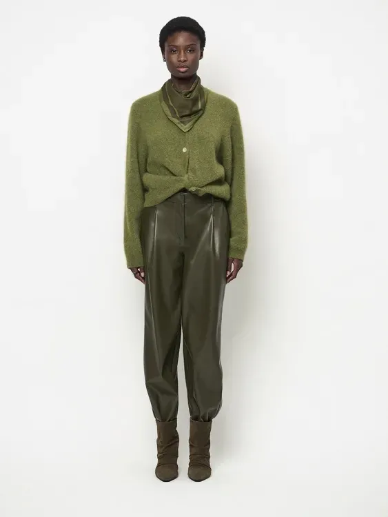 DANTE_6_MINORA_FAUX_LEATHER_BARREL_PANTS_MOSS_OLIVE_1