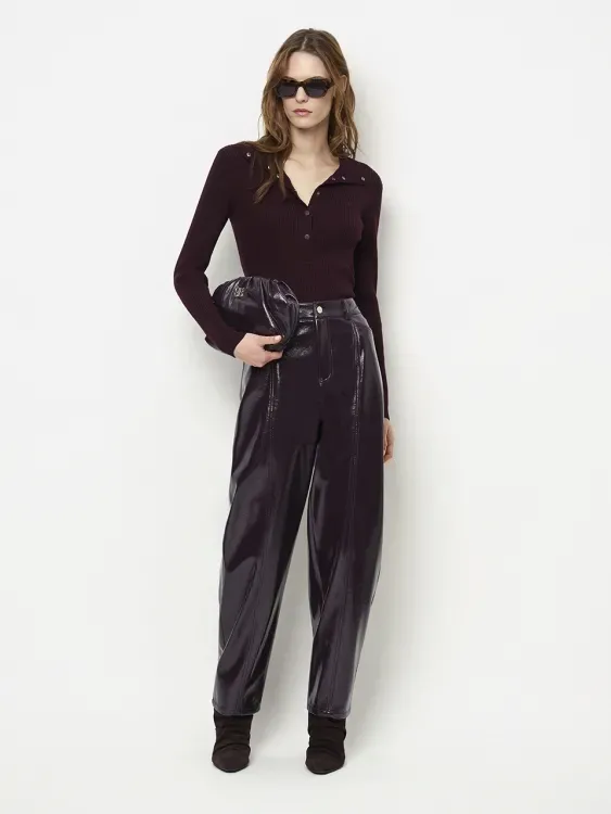 DANTE_6_SCENE_PATENT_FAUX_LEATHER_PANTS_DARK_PLUM_1