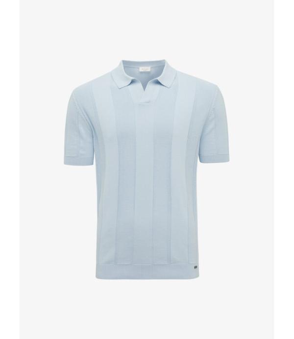 GENTILUOMO_Polo_no_buttons_SS