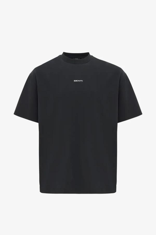 Gentiluomo_GENTI_T_Shirt_SS_zwart_heren