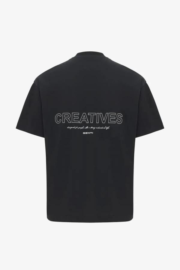 Gentiluomo_GENTI_T_Shirt_SS_zwart_heren_1