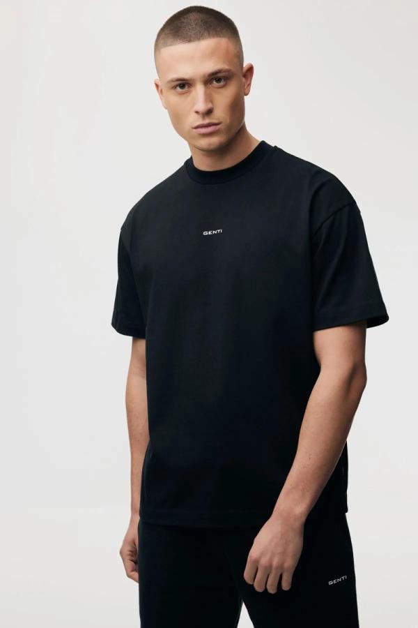Gentiluomo_GENTI_T_Shirt_SS_zwart_heren_2