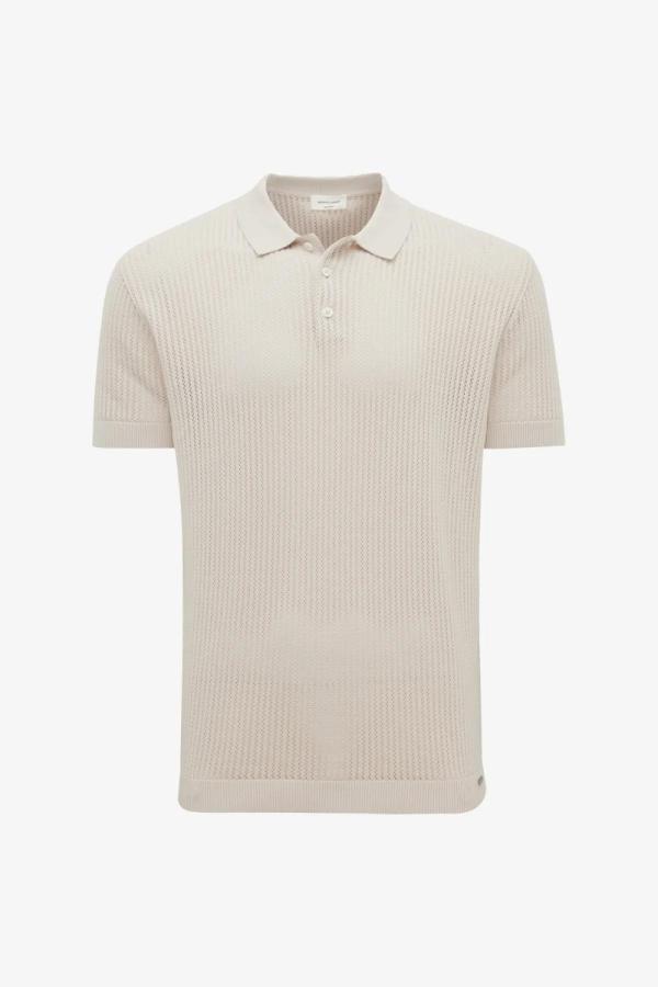 Gentiluomo_Polo_buttons_SS_beige_heren