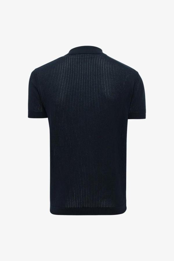 Gentiluomo_Polo_buttons_SS_blauw_heren_1