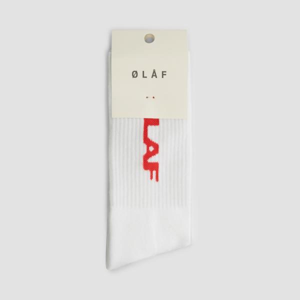 OLAF_Drift_logo_socks_white_1