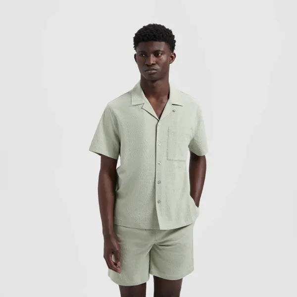 OLAF_Fine_check_shorts_sage