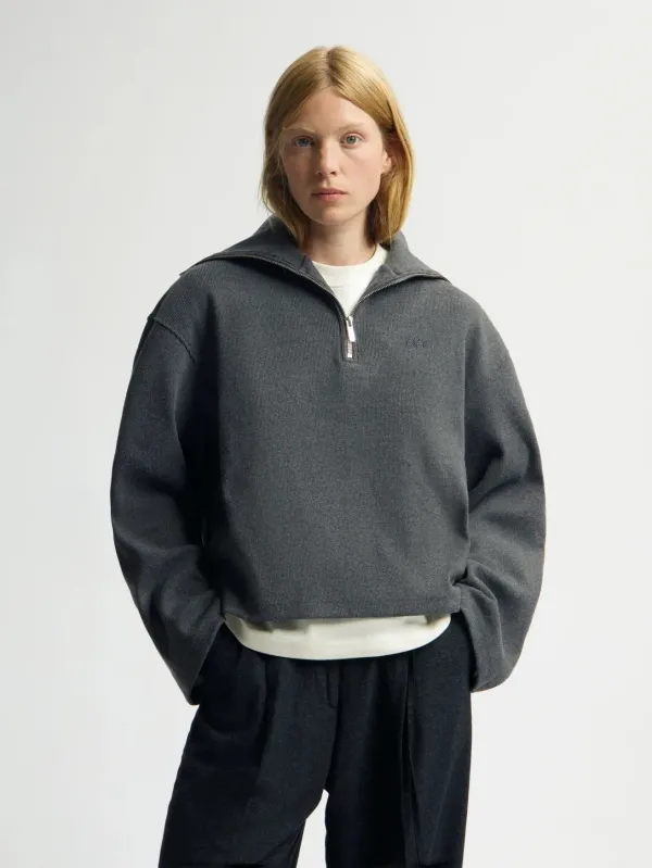 OLAF_HALF_ZIP_RIB_SWEAT_CHARCOAL_2