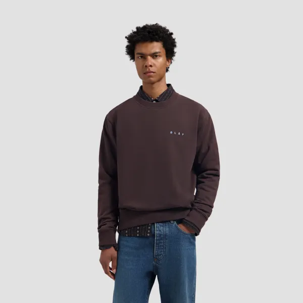 OLAF_LASSO_FACE_CREWNECK_CHOCOLATE_PLUM_2