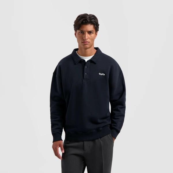 OLAF_Oversized_polo_black_1