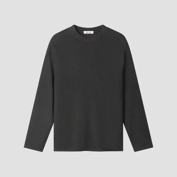 OLAF_RIBBED_TEE_LS_CHARCOAL