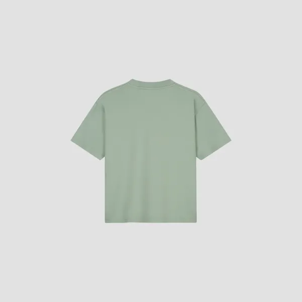OLAF_Retro_logo_boxy_tee_green_milieu_3
