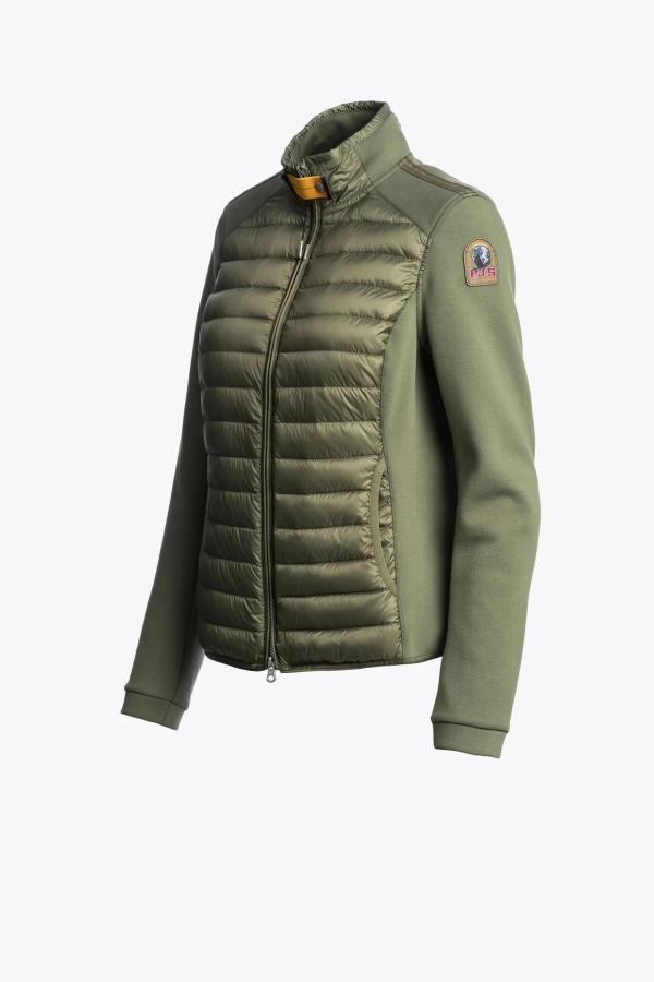 PARAJUMPERS_DANETTE_FLEECE_NYLON_JACKET_LICHEN_KHAKI_1