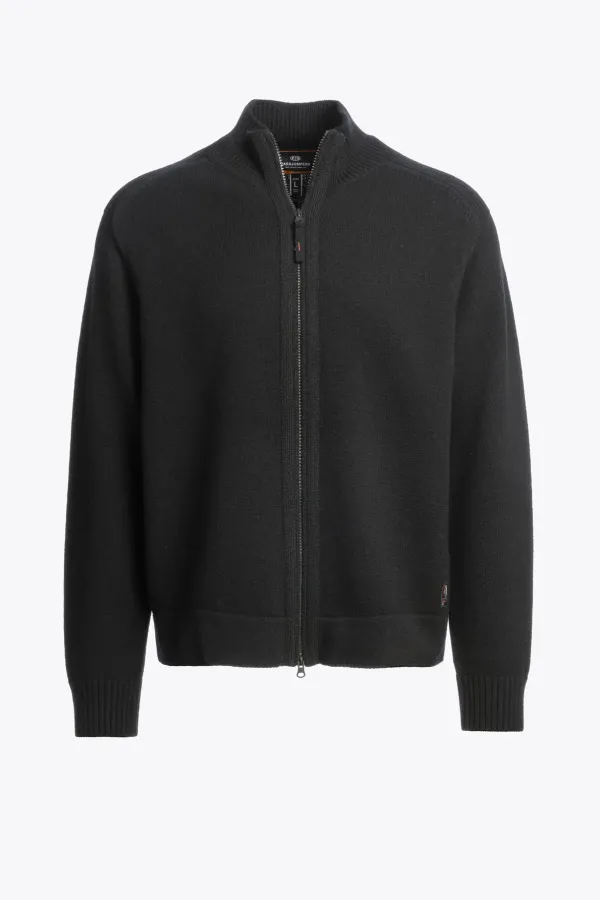 PARAJUMPERS_LEVICO_FULL_ZIP_CARDIGAN_BLACK