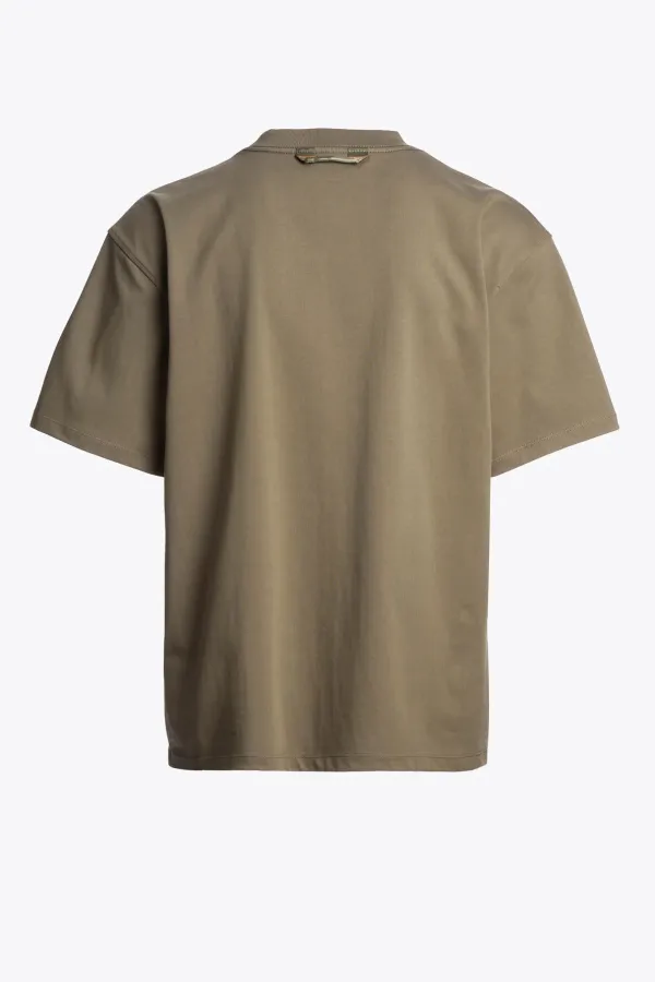 PARAJUMPERS_Reg_Tee_Olive_Grey_1