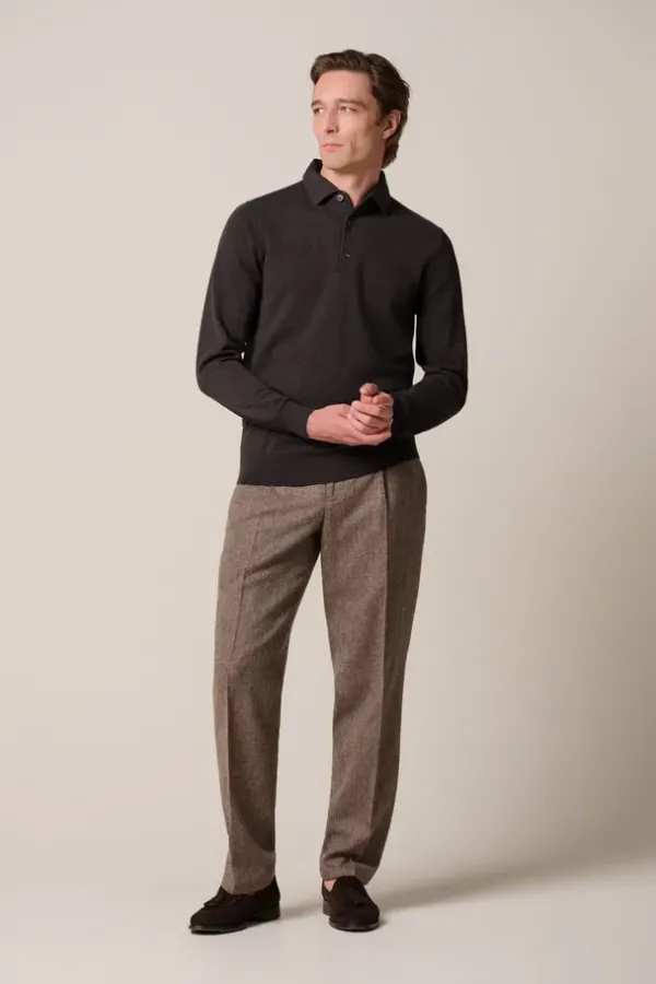 PROFUOMO_POLO_ONE_PIECE_LS_D_BROWN_1