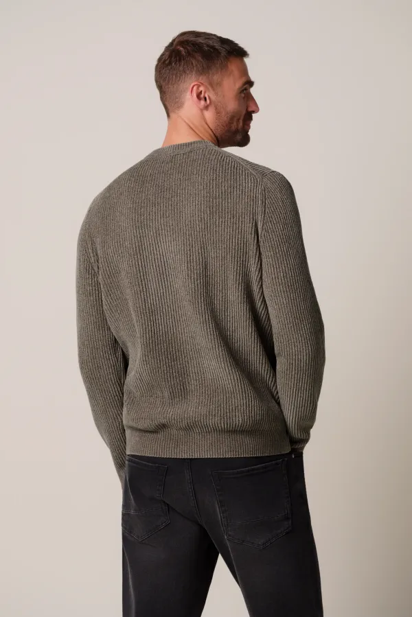 PROFUOMO_PULLOVER_CREWNECK_BROWN_3