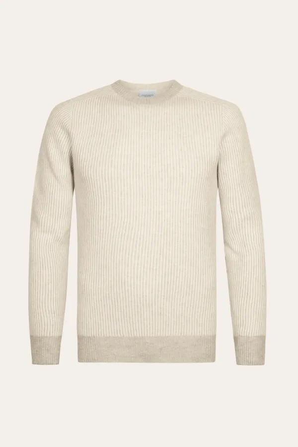 PROFUOMO_PULLOVER_CREWNECK_RAW_WHITE