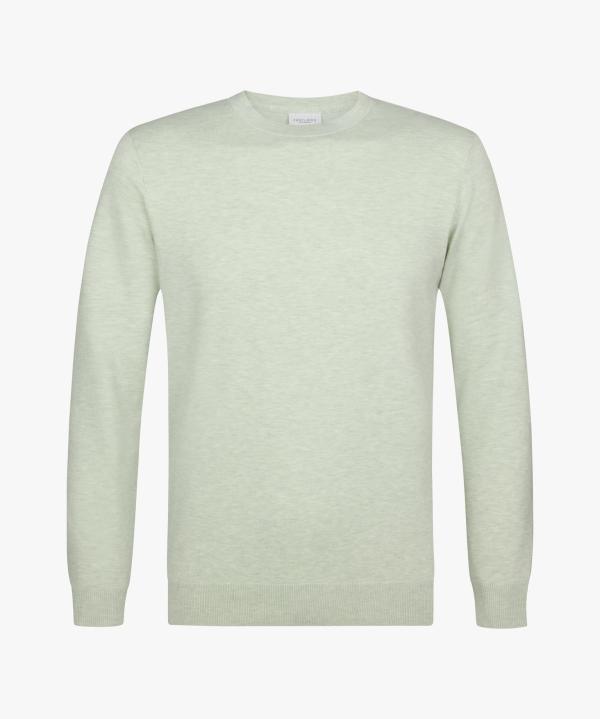 PROFUOMO_PULLOVER_CREW_NECK_L_GREEN