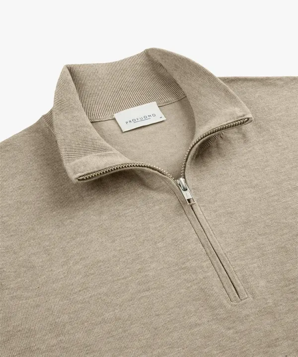 PROFUOMO_PULLOVER_HALFZIP_BEIGE_1