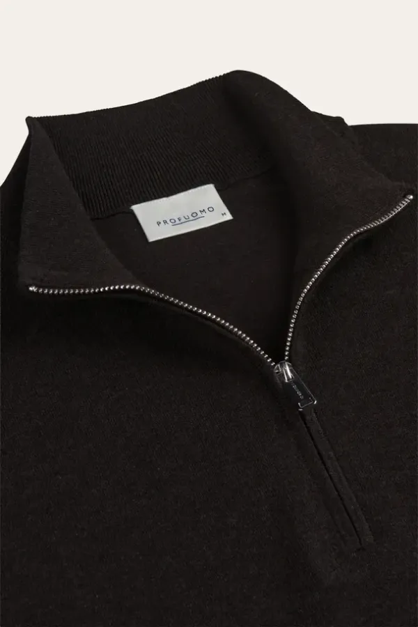 PROFUOMO_PULLOVER_HALFZIP_D_BROWN_1