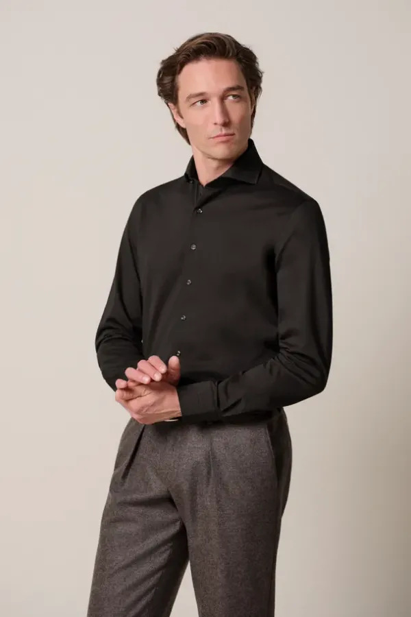 PROFUOMO_SHIRT_X_CUTAWAY_SF_D_BROWN_2