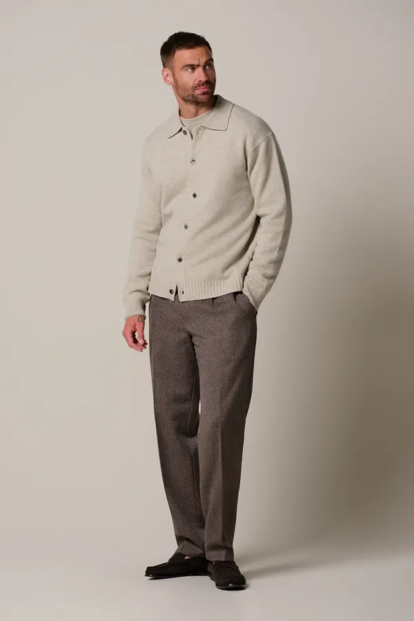 PROFUOMO_SOFT_WOLLEN_CARDIGAN_BEIGE_1
