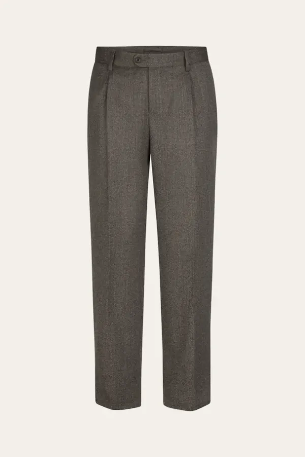 PROFUOMO_TROUSER_MOULINE_LF_BROWN