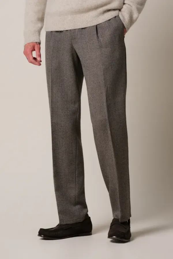 PROFUOMO_TROUSER_MOULINE_LF_BROWN_1