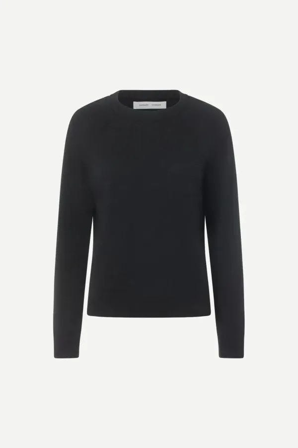 SAMSOE_SAMSOE_BOSTON_O_NECK_BLACK