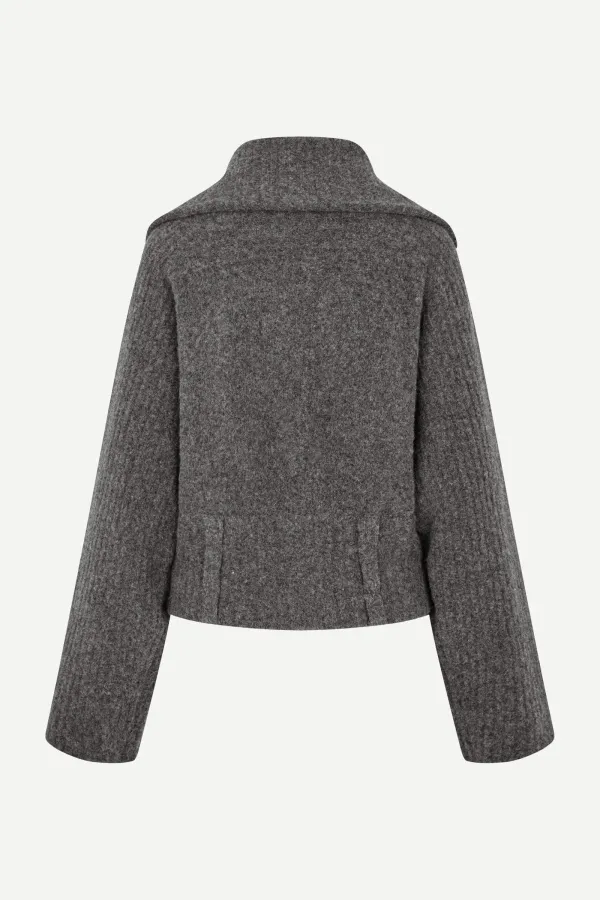 SAMSOE_SAMSOE_SAMIRRA_ZIP_CARDIGAN_DARK_GREY_MELANGE_1