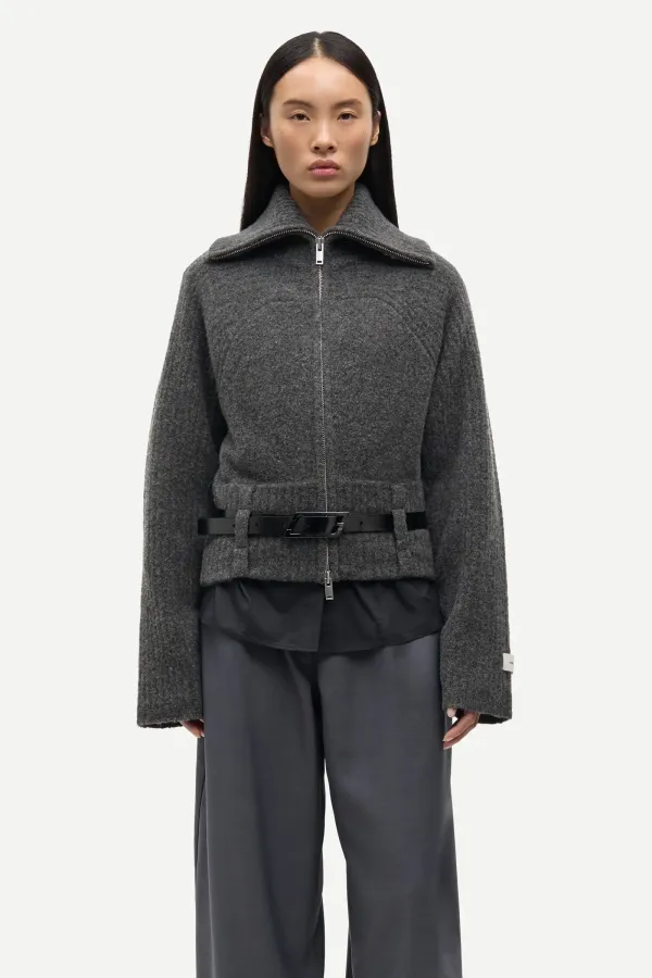 SAMSOE_SAMSOE_SAMIRRA_ZIP_CARDIGAN_DARK_GREY_MELANGE_2